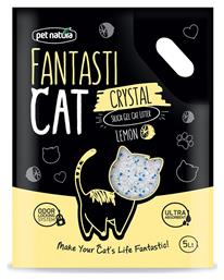 Pet Natura Fantasticat Κρυσταλλική Άμμος Γάτας Λεμόνι 2kg 5lt