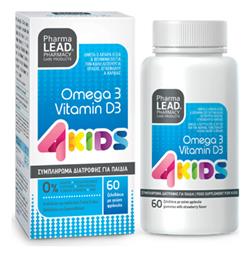 Pharmalead 4 Kids Omega 3 & Vitamin D3 Κατάλληλο για Παιδιά 60 ζελεδάκια Φράουλα από το Pharm24