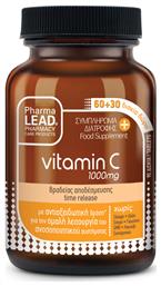 Pharmalead Vitamin C Time Release Βιταμίνη για Ενέργεια & Ανοσοποιητικό 1000mg 90 ταμπλέτες από το Pharm24