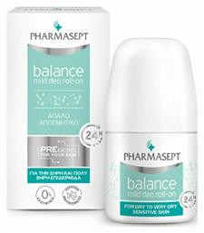 Pharmasept Balance Mild Deo Αποσμητικό 24h σε Roll-On Χωρίς Αλουμίνιο 50ml