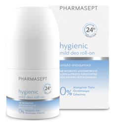 Pharmasept Hygienic Mild Αποσμητικό 24h σε Roll-On Χωρίς Αλουμίνιο 50ml από το Pharm24