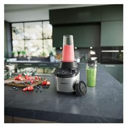 Philips Μπλέντερ για Smoothies με Γυάλινη Κανάτα 1.8lt 1500W Ασημί