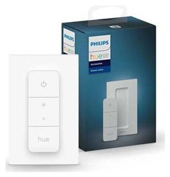 Philips Επιτοίχιος Διακόπτης Dimmer με Πλαίσιο Universal Μπουτόν σε Λευκό Χρώμα