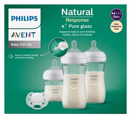 Philips Πλαστικό Μπιμπερό Natural Response Κατά των Κολικών με Θηλή Σιλικόνης 4τμχ