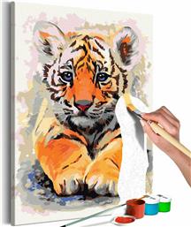 Πίνακας για να τον ζωγραφίζεις - Baby Tiger 40x60 - Διαστάσεις (εκατ)Μήκος: 40 Ύψος: 60