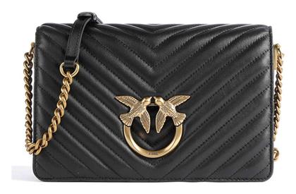 Pinko Classic Love Click Chevron Γυναικεία Τσάντα από το Gruppo Mossialos
