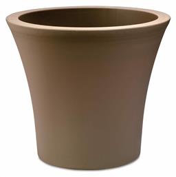 Plastona City 25 Γλάστρα Spicy Brown 25x22cm από το Esmarket