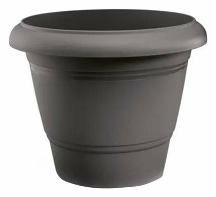 Plastona Γλάστρα Festone Campana 202 Ανθρακί 32x26cm από το Plus4u