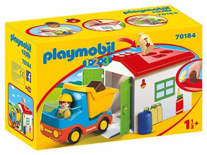 Playmobil 123 Φορτηγό με Γκαράζ για 1.5 ετών