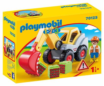 Playmobil 123 Φορτωτής Εκσκαφέας για 1.5 ετών