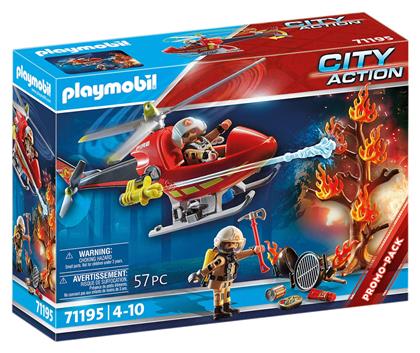 Playmobil City Action Ελικόπτερο Πυροσβεστικής για 4-10 ετών από το Toyscenter