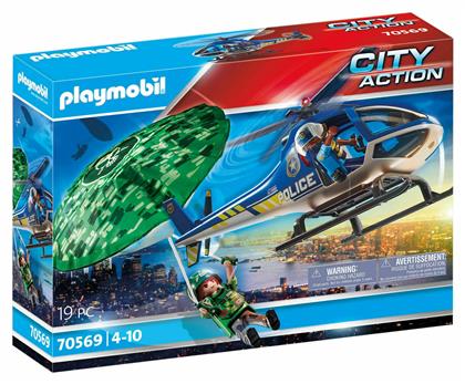 Playmobil City Action Εναέρια Αστυνομική Καταδίωξη για 4-10 ετών από το e-shop