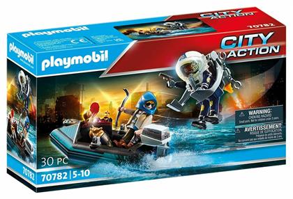 Playmobil City Action Jet Pack with Boat για 5-10 ετών