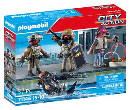 Playmobil City Action Ομάδα Ειδικών Δυνάμεων για 5-10 ετών από το Moustakas Toys