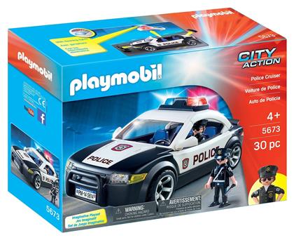 Playmobil City Action Περιπολικό Όχημα Αστυνομίας για 4 ετών
