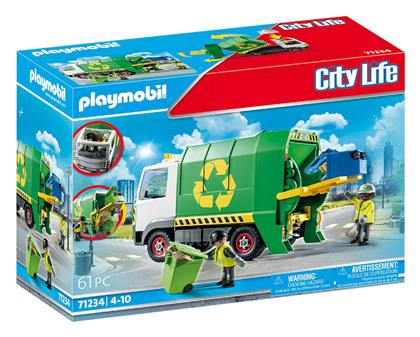 Playmobil City Life Όχημα Ανακύκλωσης για 4-10 ετών