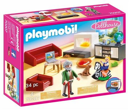 Playmobil Dollhouse Σαλόνι Κουκλόσπιτου για 4 ετών από το BlablaToys