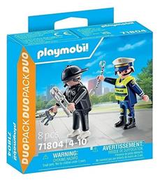 Playmobil Duo Pack Αστυνόμος & Διαρρήκτης για 4-10 ετών