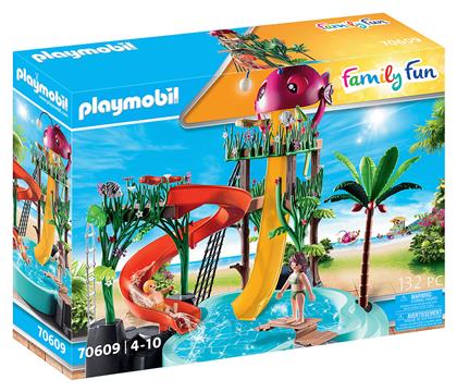 Playmobil Family Fun Water Park with Slides για 4-10 ετών από το Moustakas Toys