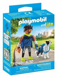 Playmobil MyLife Αθλητής με Μπόρντερ Κόλεϊ για 4-10 ετών