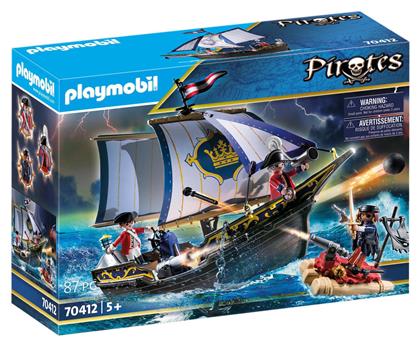 Playmobil Pirates Πλοιάριο Λιμενοφυλάκων για 5 ετών από το Moustakas Toys