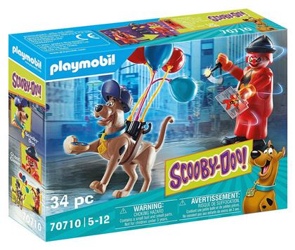 Playmobil Scooby-Doo Περιπέτεια με τον Ghost Clown για 5-12 ετών από το BlablaToys