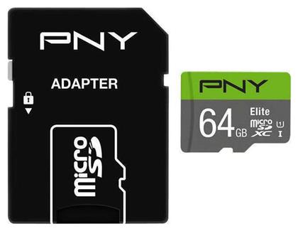 PNY Elite microSDXC 64GB Class 10 U1 UHS-I