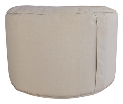 Πουφ Σκαμπό Αδιάβροχο Oriane Μπεζ 60x60x34cm