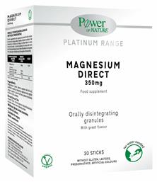 Power Of Nature Platinum Range Magnesium Direct 350mg 30 φακελίσκοι