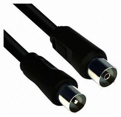 Powertech Καλώδιο Κεραίας Coax male - Coax female Μαύρο 1.5m (CAB-V004) 1τμχ