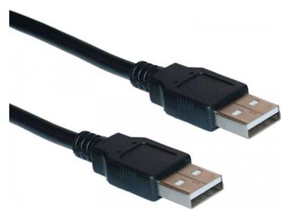 Powertech USB 2.0 Cable USB-A male - USB-A male Μαύρο 1.5m (CAB-U015)