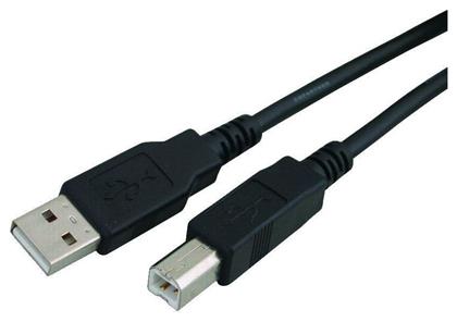 Powertech USB 2.0 Cable USB-A male - USB-B male Μαύρο 3m (CAB-U050)