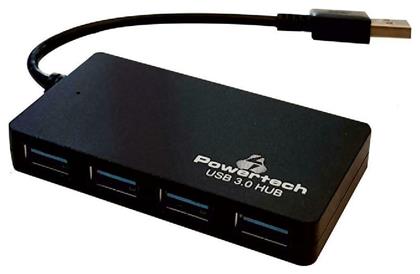 Powertech USB 3.0 Hub 4 Θυρών με σύνδεση USB-A