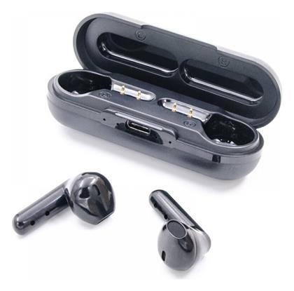 Pro X In-ear Bluetooth Handsfree Ακουστικά με Θήκη Φόρτισης Μαύρα από το Filinda