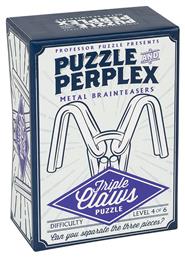 Professor Puzzle Triple Claws Γρίφος από Μέταλλο για 6+ Ετών PX-2