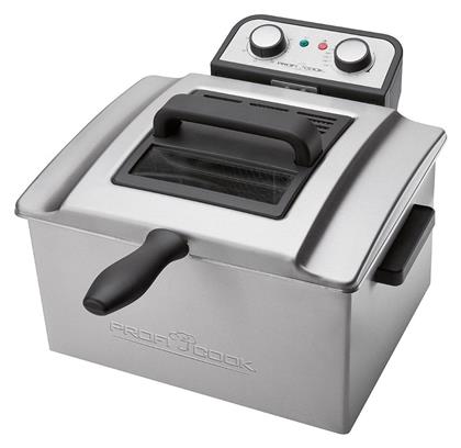 Profi Cook PC-FR 1038 Λαδιού 5lt Ασημί