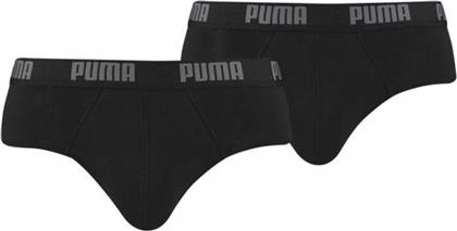 Puma Ανδρικά Σλιπ Μαύρα Μονόχρωμα 2Pack από το Z-mall