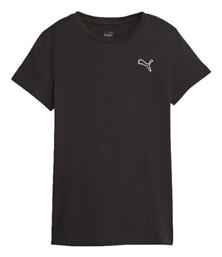 Puma Better Essentials Γυναικεία Αθλητική Μπλούζα Κοντομάνικη Μαύρη