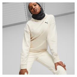 Puma Better Essentials Γυναικείο Φούτερ με Κουκούλα Λευκό