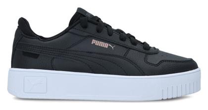 Puma Carina Γυναικεία Flatforms Sneakers Μαύρα