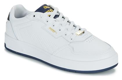 Puma Court Classic Lux Ανδρικά Sneakers Λευκά