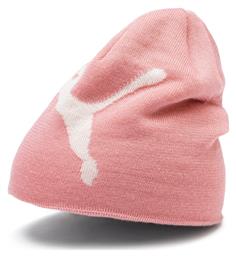 Puma Essential Logo Ανδρικός Beanie Σκούφος σε Ροζ χρώμα