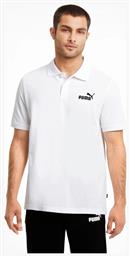 Puma Essentials Polo Μπλούζα Λευκή