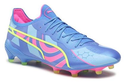 Puma King Ultimate Energy Ποδοσφαιρικά Παπούτσια με Τάπες Μπλε