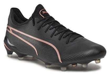 Puma King Ultimate FG/AG Χαμηλά Ποδοσφαιρικά Παπούτσια με Τάπες Μαύρα