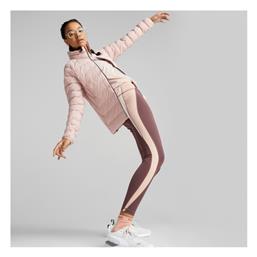 Puma Κοντό Γυναικείο Puffer Μπουφάν για Χειμώνα Ροζ