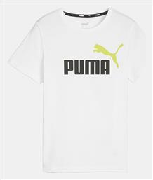 Puma Logo Tee Παιδικό T-shirt Λευκό