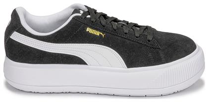 Puma Mayu Γυναικεία Flatforms Sneakers Μαύρα