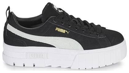 Puma Mayze Γυναικεία Flatforms Sneakers Μαύρα