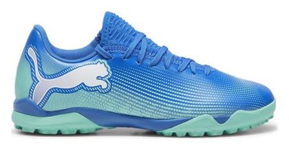 Puma Παιδικά Ποδοσφαιρικά Παπούτσια Future 7 Play Tt Σάλας Μπλε